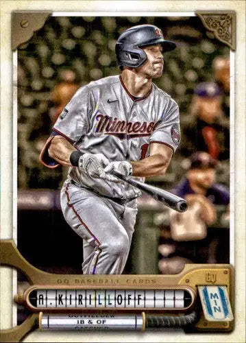 Baseball card featuring Alex Kirilloff from Topps Gypsy Queen 2022 Twins collection