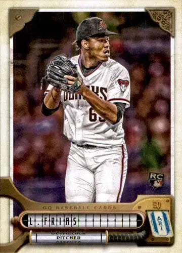 Baseball card featuring pitcher Luis Frias from Topps Gypsy Queen 2022, rookie diamondbacks
