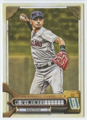 Baseball card of Andrés Giménez from 2022 Topps Gypsy Queen Guardians series