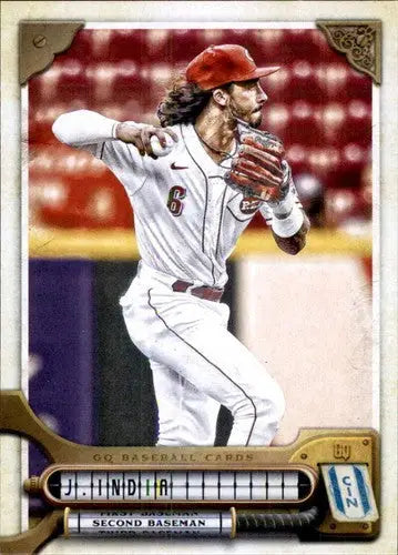 Baseball card featuring Jonathan India from 2022 Topps Gypsy Queen original gloss Reds ID 44862