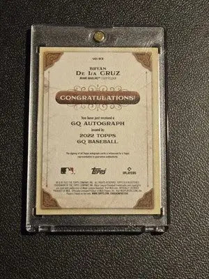 2022 Topps Gypsy Queen #GQA-BCR Bryan De La Cruz GQ Autographs - Baseball Card Single