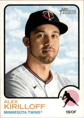 2022 Topps Heritage #151 Alex Kirilloff NM-MT Twins ID:41267 - Baseball Card Single
