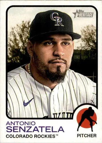 2022 Topps Heritage #162 Antonio Senzatela NM-MT Rockies ID:41273 - Baseball Card Single