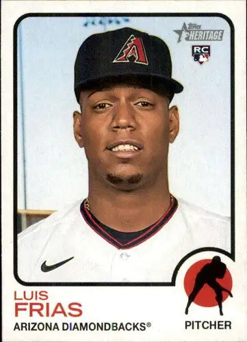 2022 Topps Heritage #175 Luis Frias NM-MT RC Rookie Diamondbacks ID:41284 - Baseball Card Single