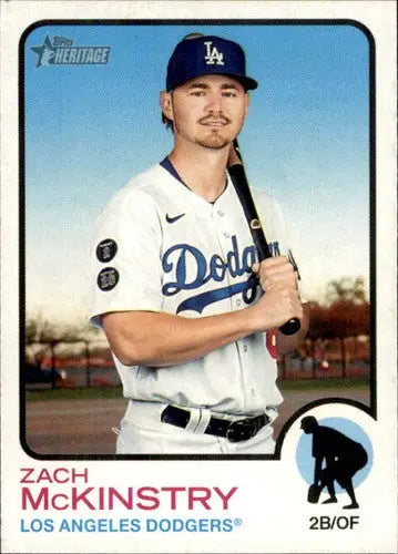 2022 Topps Heritage #222 Zach McKinstry NM-MT Dodgers ID:41305 - Baseball Card Single