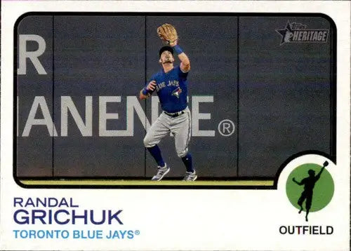 2022 Topps Heritage #228 Randal Grichuk NM-MT Blue Jays ID:41307 - Baseball Card Single