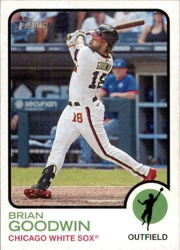 2022 Topps Heritage #239 Brian Goodwin NM-MT White Sox ID:41317 - Baseball Card Single
