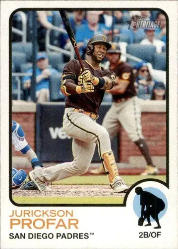 2022 Topps Heritage #264 Jurickson Profar NM-MT Padres ID:41332 - Baseball Card Single