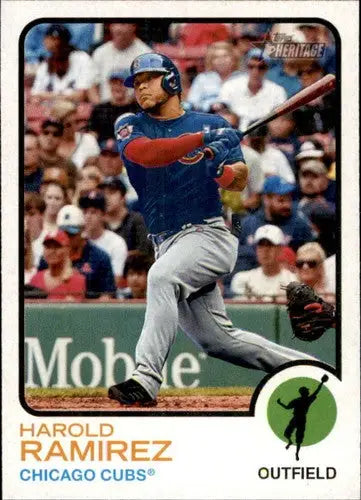2022 Topps Heritage #278 Harold Ramirez NM-MT Cubs ID:41337 - Baseball Card Single