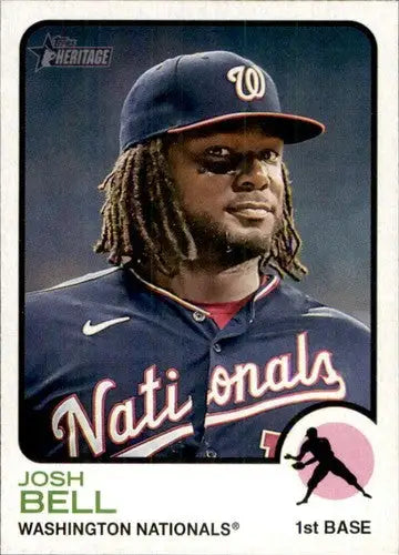 2022 Topps Heritage #289 Josh Bell NM-MT Nationals ID:41343 - Baseball Card Single