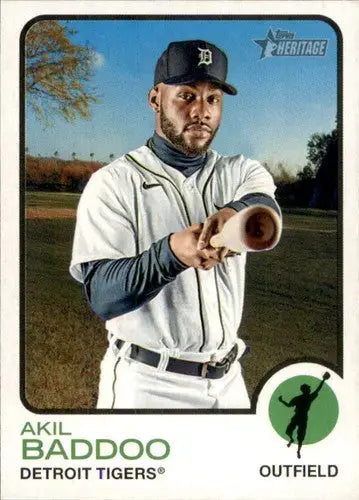 2022 Topps Heritage #300 Akil Baddoo NM-MT Tigers ID:41346 - Baseball Card Single