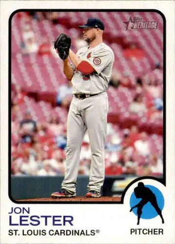 2022 Topps Heritage #323 Jon Lester NM-MT Cardinals ID:41361 - Baseball Card Single