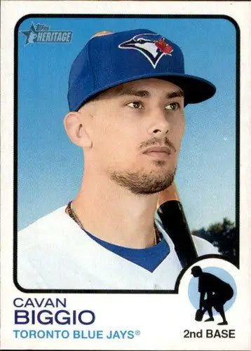 2022 Topps Heritage #338 Cavan Biggio NM-MT Blue Jays ID:41374 - Baseball Card Single