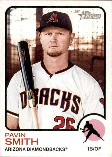 2022 Topps Heritage #346 Pavin Smith NM-MT Diamondbacks ID:41382 - Baseball Card Single