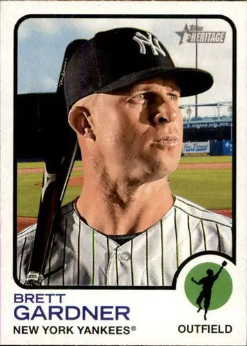2022 Topps Heritage #349 Brett Gardner NM-MT Yankees ID:76613 - Baseball Card Single
