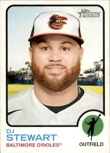 2022 Topps Heritage #362 DJ Stewart NM-MT Orioles ID:41392 - Baseball Card Single