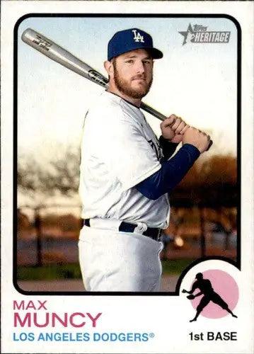 2022 Topps Heritage #368 Max Muncy NM-MT Dodgers ID:41396 - Baseball Card Single