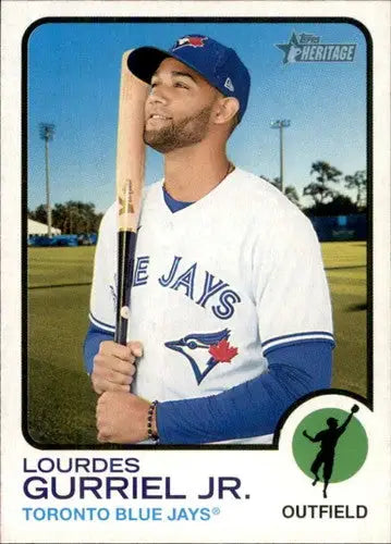 2022 Topps Heritage #371 Lourdes Gurriel Jr. NM-MT Blue Jays ID:41398 - Baseball Card Single