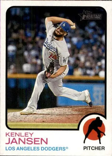 2022 Topps Heritage #387 Kenley Jansen NM-MT Dodgers ID:41406 - Baseball Card Single