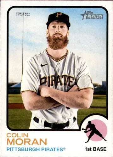 2022 Topps Heritage #391 Colin Moran NM-MT Pirates ID:41409 - Baseball Card Single