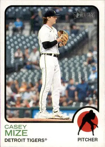 2022 Topps Heritage #398 Casey Mize NM-MT Tigers ID:41348 - Baseball Card Single