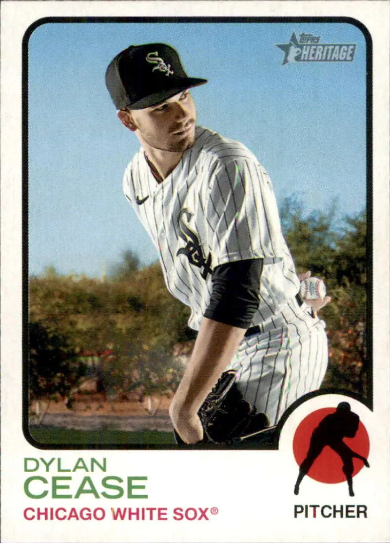 2022 Topps Heritage #45 Dylan Cease NM-MT White Sox ID:41193 - Baseball Card Single