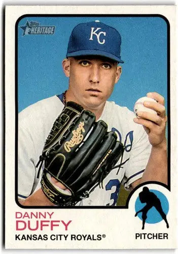 2022 Topps Heritage #470 Danny Duffy NM-MT SP Royals High Number Short ID:76618 - Baseball Card Single