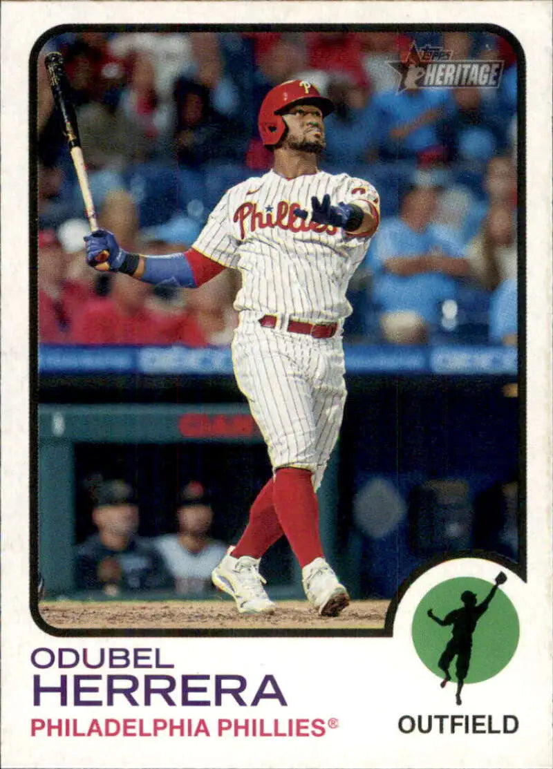 2022 Topps Heritage #60 Odubel Herrera NM-MT Phillies ID:41206 - Baseball Card Single