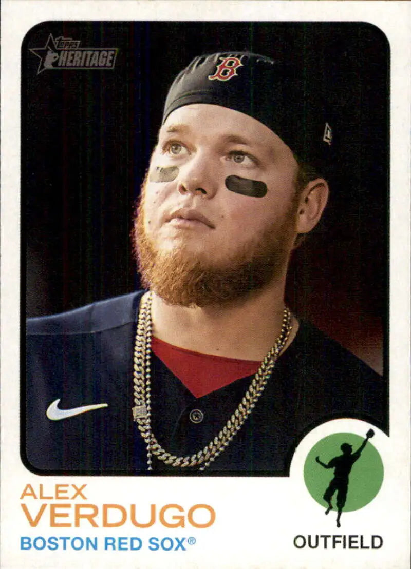 2022 Topps Heritage #81 Alex Verdugo NM-MT Red Sox ID:41220 - Baseball Card Single