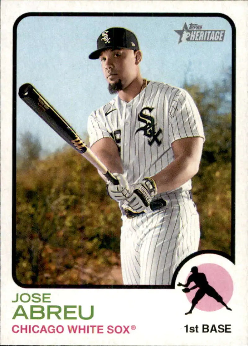 2022 Topps Heritage #84 Jose Abreu NM-MT White Sox ID:41224 - Baseball Card Single