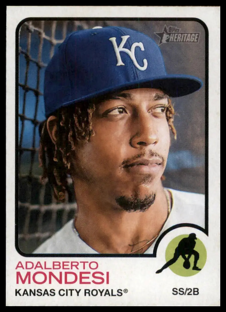 2022 Topps Heritage Adalberto Mondesi 5 Kansas City Royals NM - Baseball Card Single