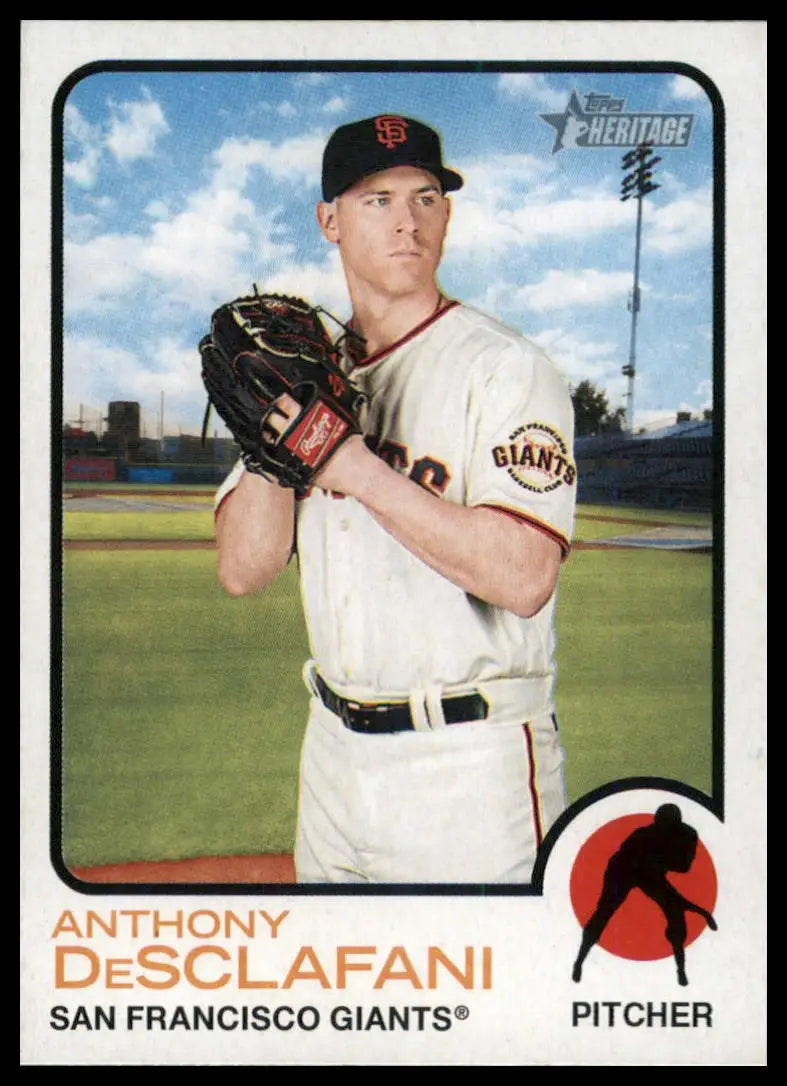 2022 Topps Heritage Anthony DeSclafani 317 San Francisco Giants NM - Baseball Card Single