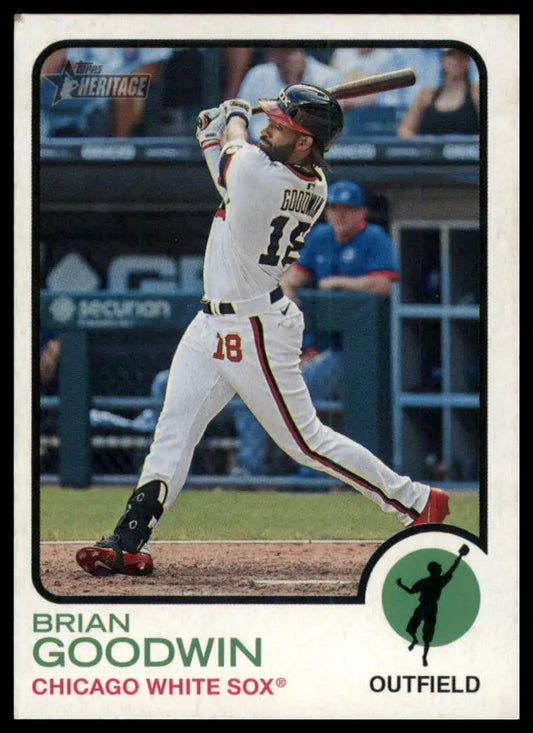 2022 Topps Heritage Brian Goodwin 239 Chicago White Sox NM - Baseball Card Single