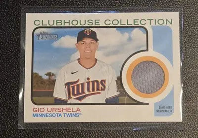 2022 Topps Heritage #CCR-GU Gio Urshela Clubhouse Collection Relics High Number - Baseball Card Single