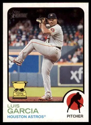 Luis Garcia baseball card from 2022 Topps Heritage High Number collection