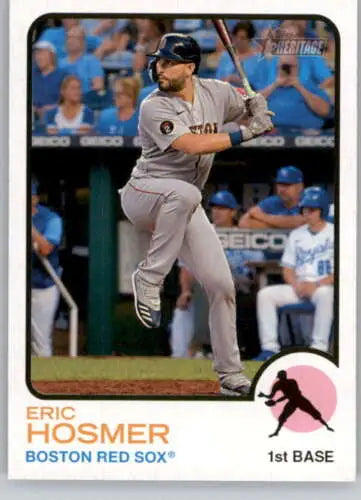 Eric Hosmer baseball card from 2022 Topps Heritage High Number #550 with original gloss