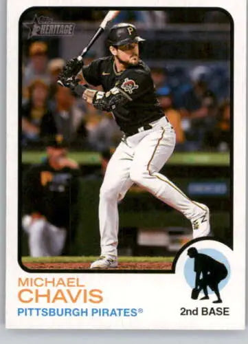 Michael Chavis 2022 Topps Heritage High Number #564 baseball card with original gloss