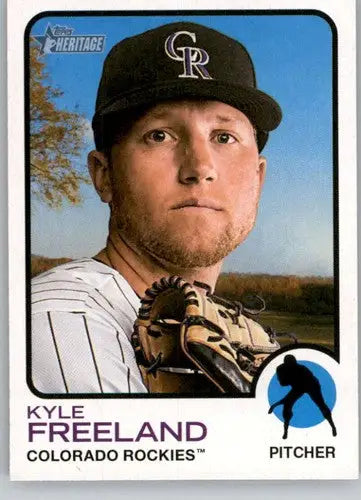 2022 Topps Heritage High Number #568 Kyle Freeland NM-MT Rockies ID:60408 - Baseball Card Single
