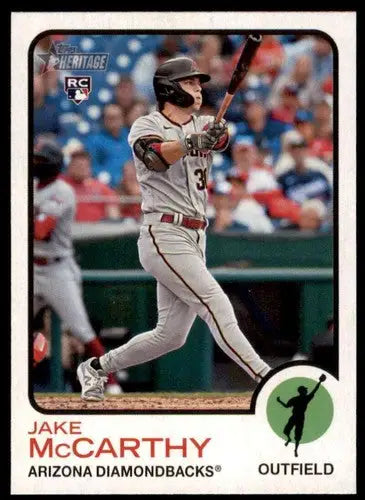 2022 Topps Heritage High Number #616 Jake McCarthy NM-MT RC Rookie Diam ID:61032 - Baseball Card Single