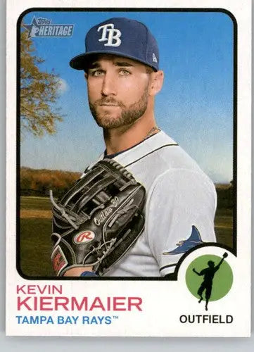 2022 Topps Heritage High Number #619 Kevin Kiermaier NM-MT Rays ID:61035 - Baseball Card Single
