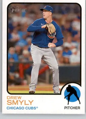 2022 Topps Heritage High Number #648 Drew Smyly NM-MT Cubs ID:56032 - Baseball Card Single