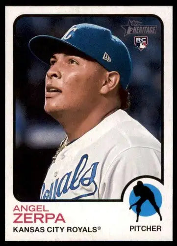 2022 Topps Heritage High Number #650 Angel Zerpa NM-MT RC Rookie Royals ID:62153 - Baseball Card Single