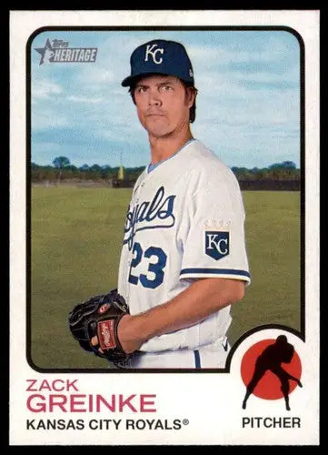 2022 Topps Heritage High Number Zack Greinke Royals baseball card NM-MT