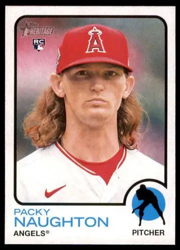 Packy Naughton 2022 Topps Heritage High Number rookie baseball card with original gloss