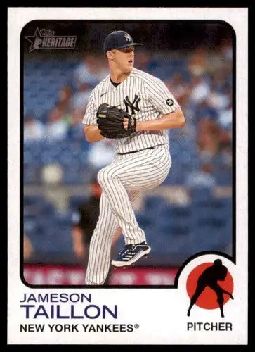 2022 Topps Heritage High Number #689 Jameson Taillon NM-MT Yankees ID:56049 - Baseball Card Single