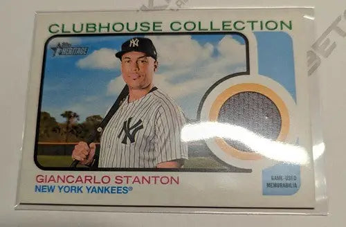 2022 Topps Heritage High Number Clubhouse Collection Relic #CCR-GSN Gia ID:59991 - Baseball Card Single