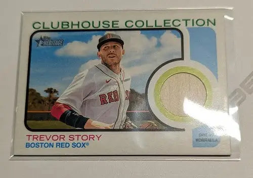 2022 Topps Heritage High Number Clubhouse Collection Relic #CCR-TS Trev ID:59990 - Baseball Card Single