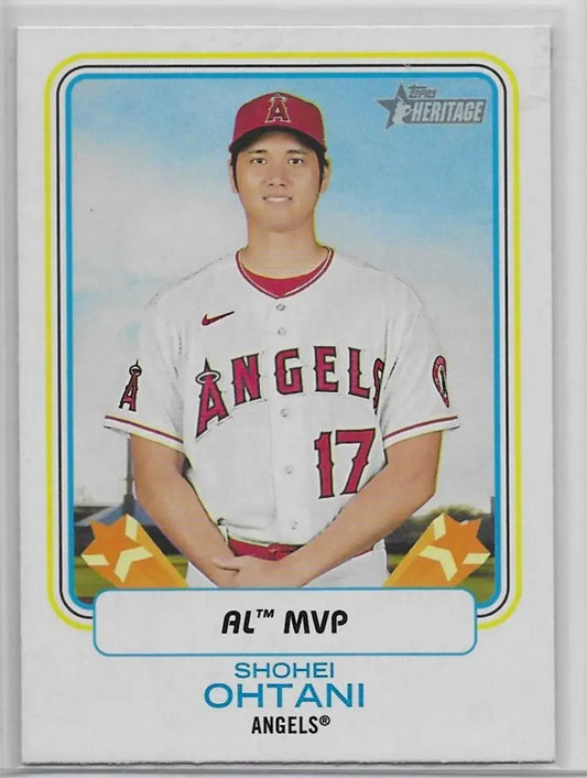 2022 Topps Heritage High Number Shohei Ohtani Award Winners #AW-1 - Baseball Card Single