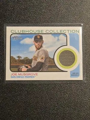 2022 Topps Heritage Joe Musgrove Clubhouse Collection Relics High Number - Baseball Card Single