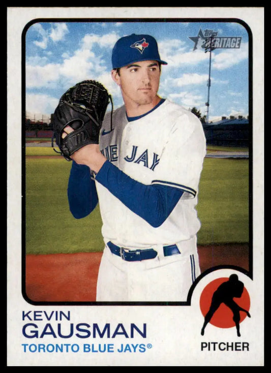 2022 Topps Heritage Kevin Gausman 115 Toronto Blue Jays NM - Baseball Card Single